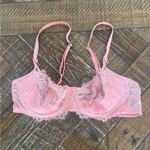 Victoria's Secret Pink Lace Underwire Bra